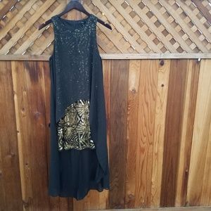 ⚡3/$12⚡ Sparkle Dress with Sheer Overlay